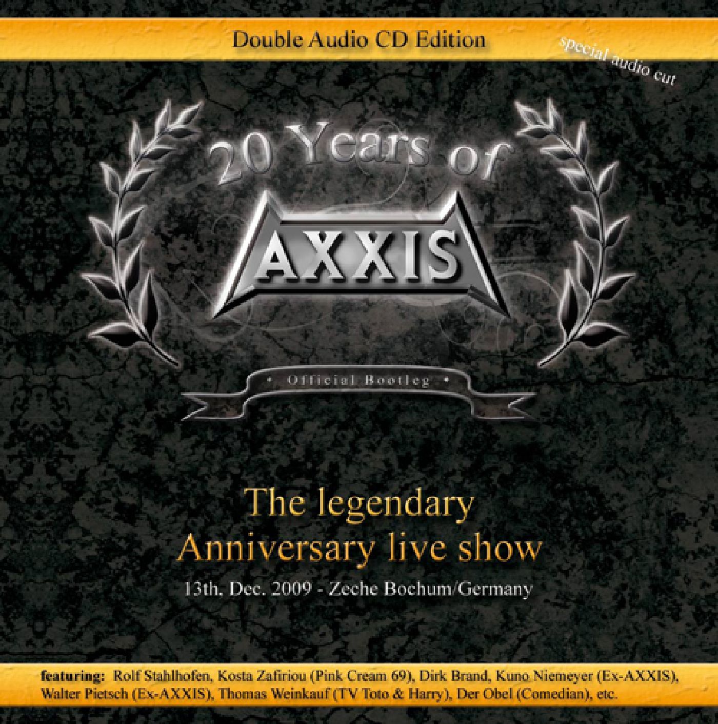 AXXIS 20 years CD